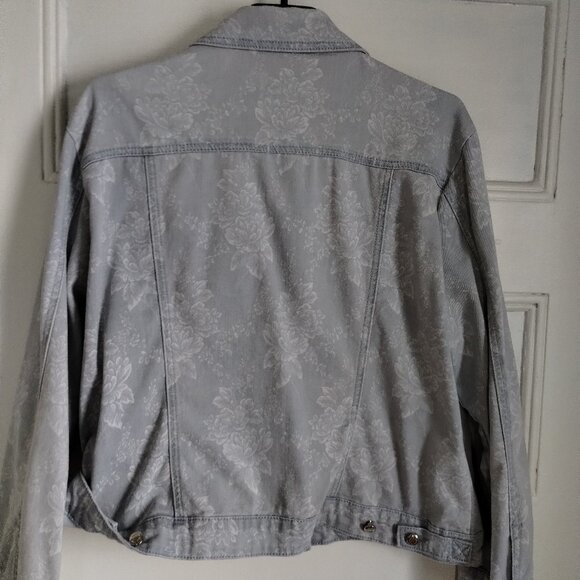 Simon Chang denim jacket SZ 12 - Picture 2 of 4